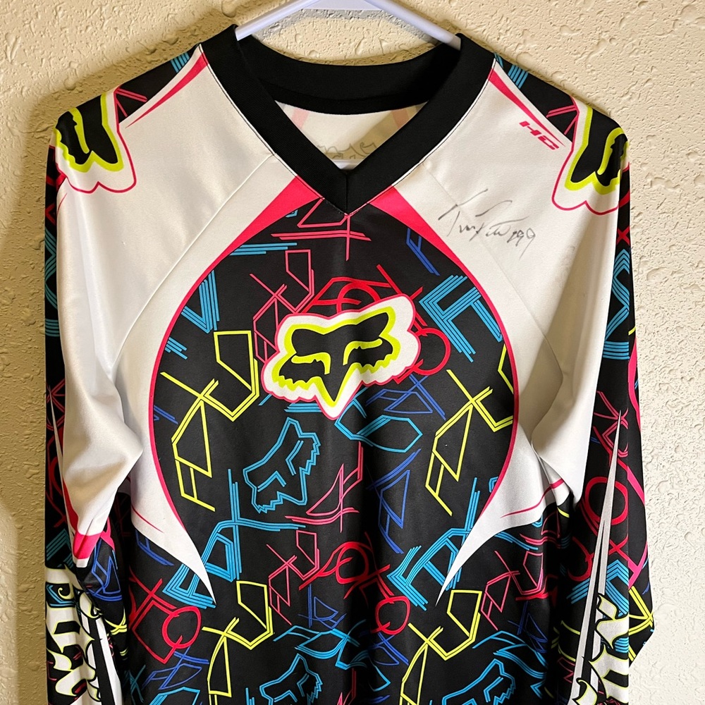 Women’s fox motocross riding outfit